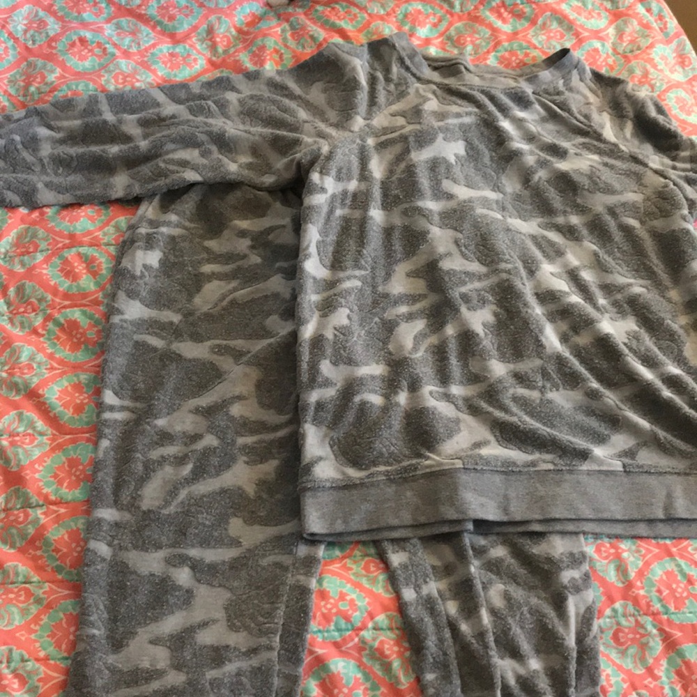 Camo jumpsuit set